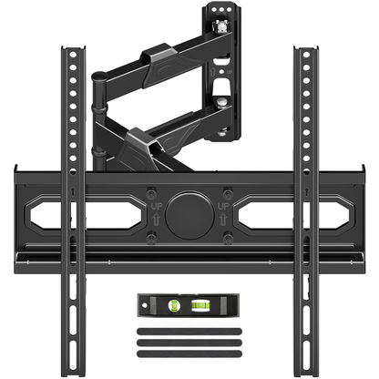 Mountory Full Motion TV Wall Mount for 26-60" TVs, Swivel and Tilt TV Mount with Single Stud, Max VESA 400x400, up to 77 lbs