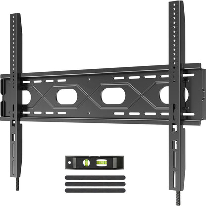 Mountory Heavy Duty Fixed TV Wall Mount for 50-120" TVs, 1.1" Ultra Slim Low Profile, Max VESA 950x600, up to 220 lbs,Fits 16"/18"/24"/32"/36" Studs