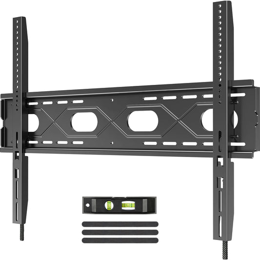 Mountory Heavy Duty Fixed TV Wall Mount for 50-120" TVs, 1.1" Ultra Slim Low Profile, Max VESA 950x600, up to 220 lbs,Fits 16"/18"/24"/32"/36" Studs