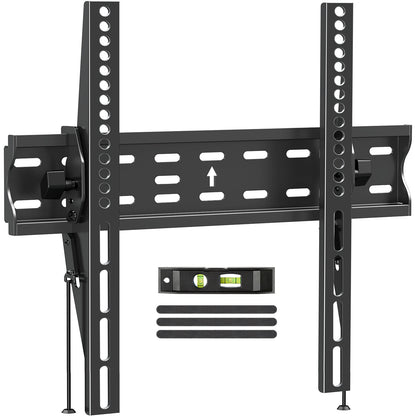 Mountory TV Wall Mount, Tilting TV Bracket for Most 27-60 Inch Flat/Curved TVs, Low Profile Save Spacing, Fits 12" to 16" Stud, Max VESA 400x400mm up to 99 LBS