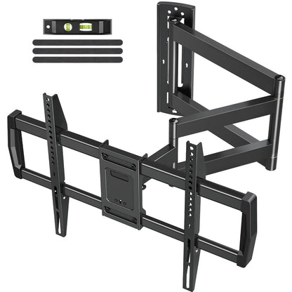 Mountory Long Arm TV Wall Mount for Most 43-76 Inch TVs, 37.9 Inch Long Extension Corner TV Mount, Full Motion Wall Mount TV Bracket Swivel and Tilt, Holds up to 99 lbs. Max VESA 600x400mm