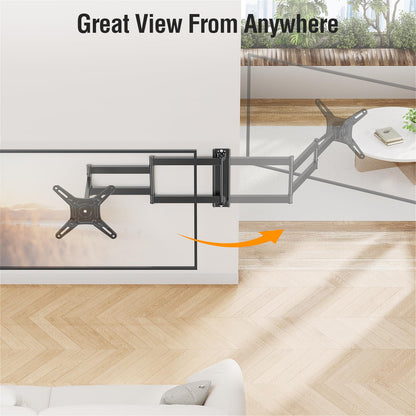 Mountory 29.5"  Full Motion Long Arm TV Mount for 14-42" TVs Monitors, Max VESA 200x200, up to 44 lbs